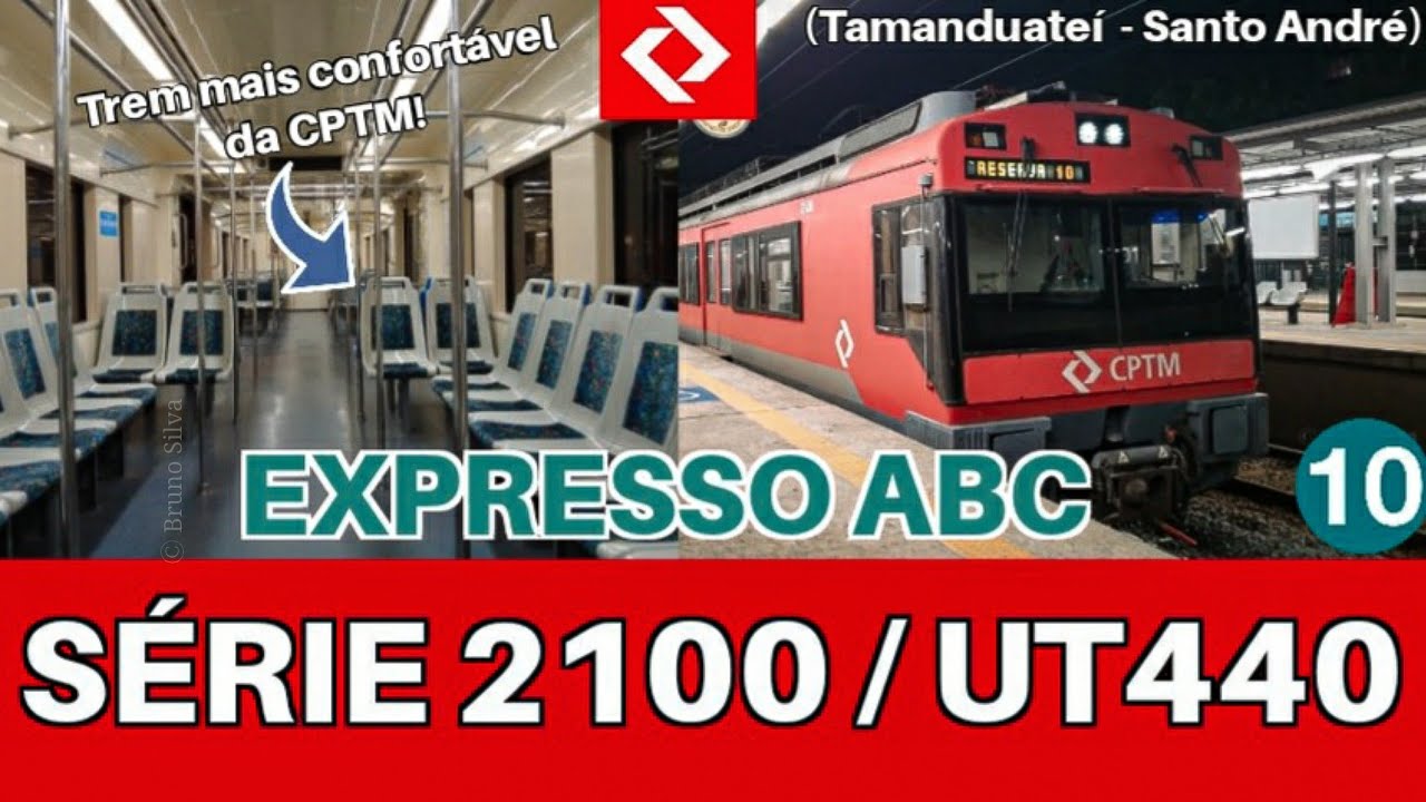 CPTM | SÉRIE 2100 NO EXPRESSO ABC - LINHA 10-TURQUESA