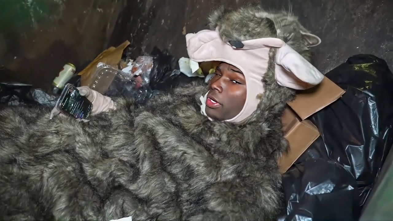 Kanel Joseph Goes Dumpster Diving for His DInner...