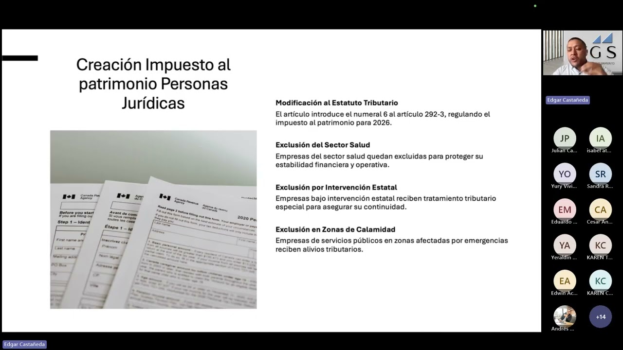 Decreto 0173 de 2026 Impuesto al patrimonio - ITGS