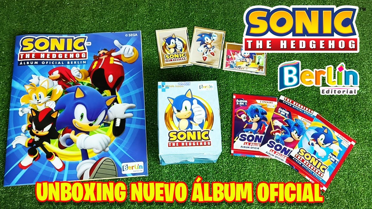 Álbum SONIC The Hedgehog de Berlín: Unboxing Colección Licenciada 2022