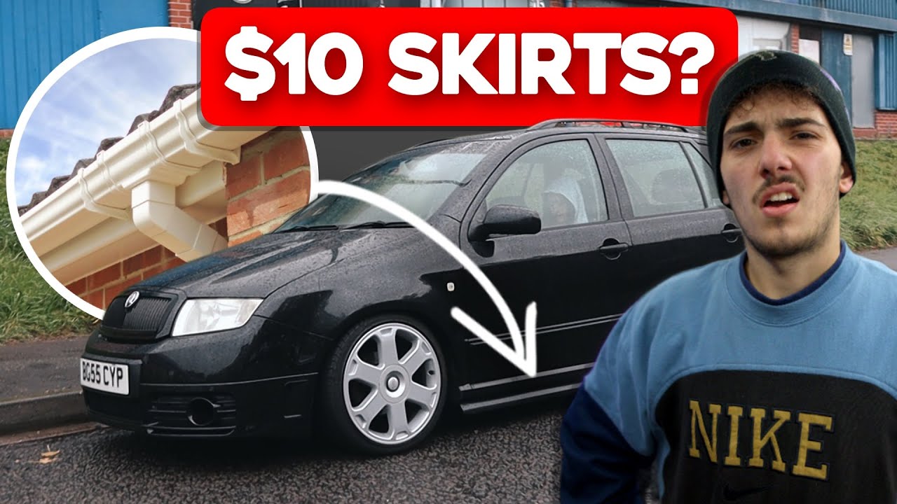 I Made Side Skirts Out of Guttering… and It Actually Worked??