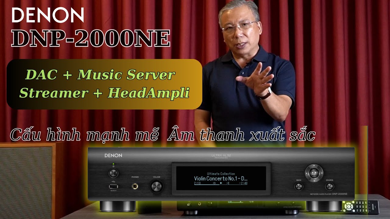 AnhDuyAudio | DENON DNP-2000NE | DAC - MUSIC SERVER - STREAMER-HEADAMPLI