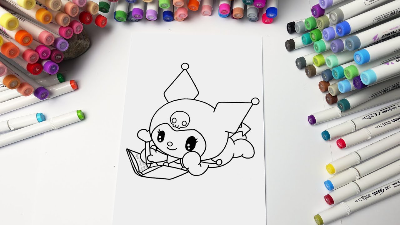 FanArt Kuromi Coloring pages