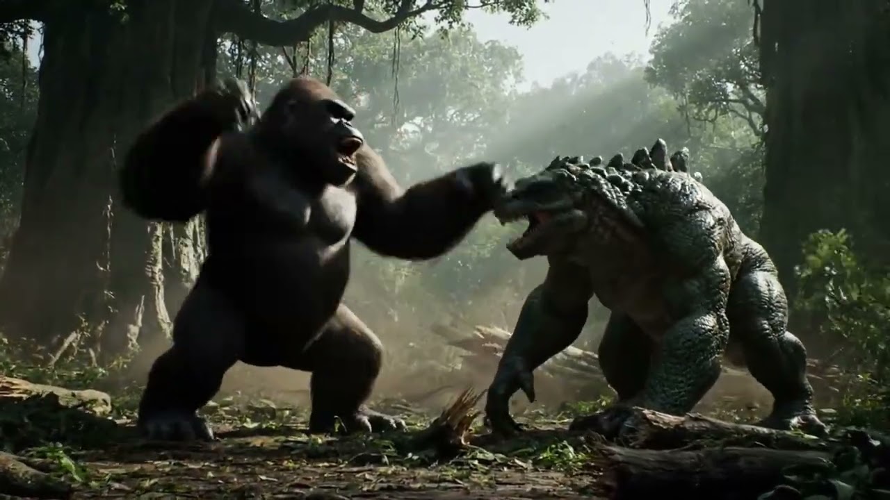 🔥 King Kong vs Gargo – The Ultimate Jungle Monster Battle! Epic Fight in the Storm 🌩️🦍