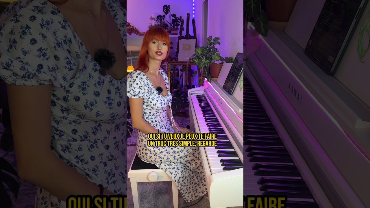 LE MORCEAU le plus SIMPLE &agrave; apprendre en 5 min 🤍#piano #music #viral #simple #date