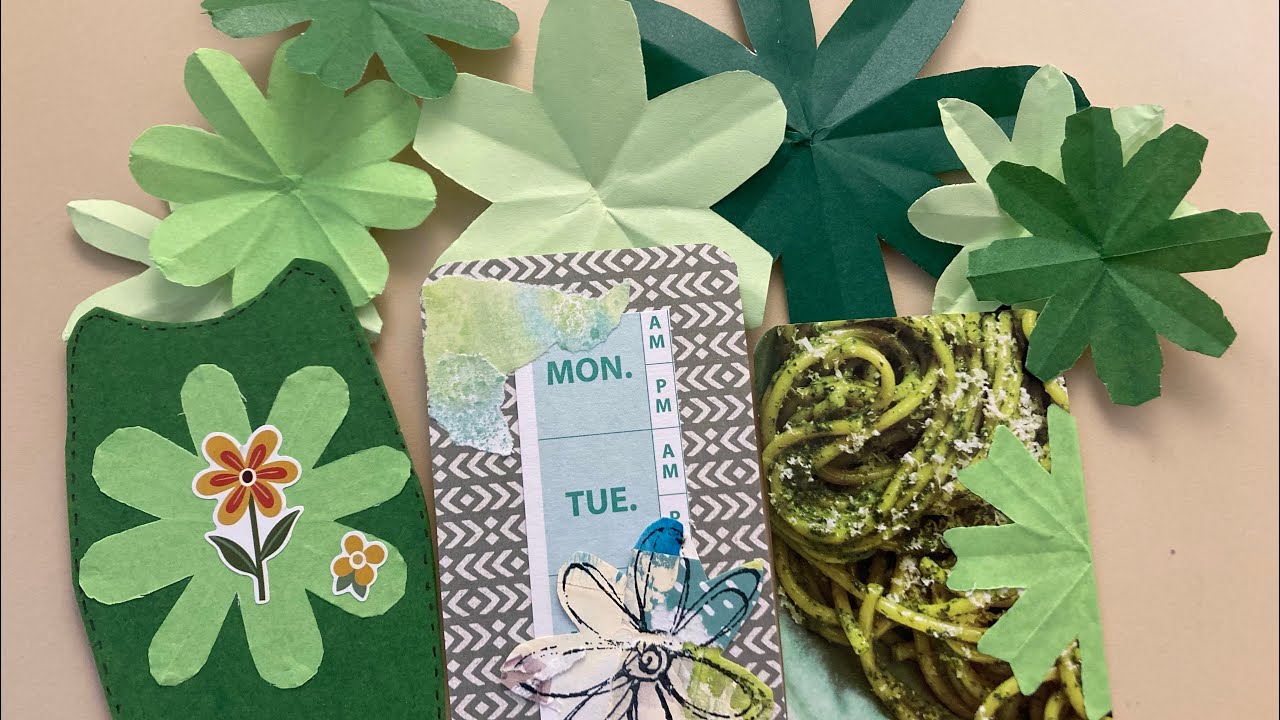 Go for the GREEN! Collab and paper flower tutorial #enjoygreenwithus