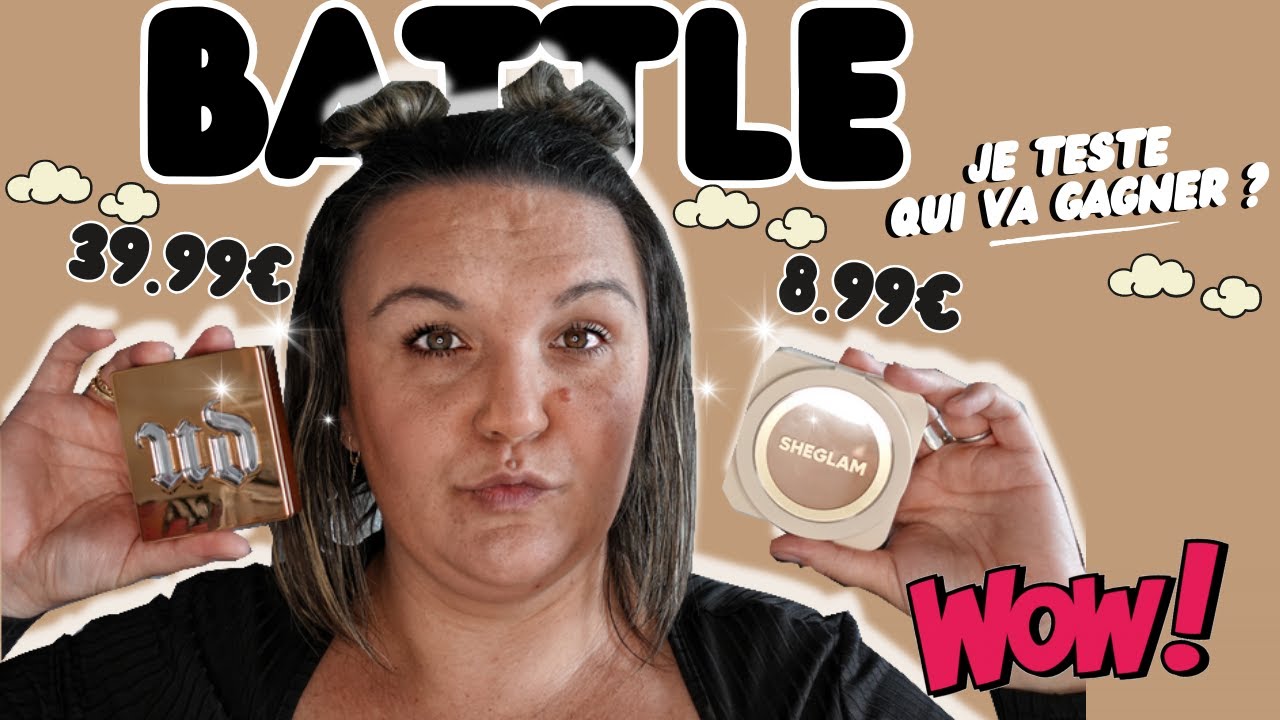ꕤ☆| JE COMPARE LE FOND DE TEINT POUDRE SHEGLAM à URBAN DECAY ( choqué )😱