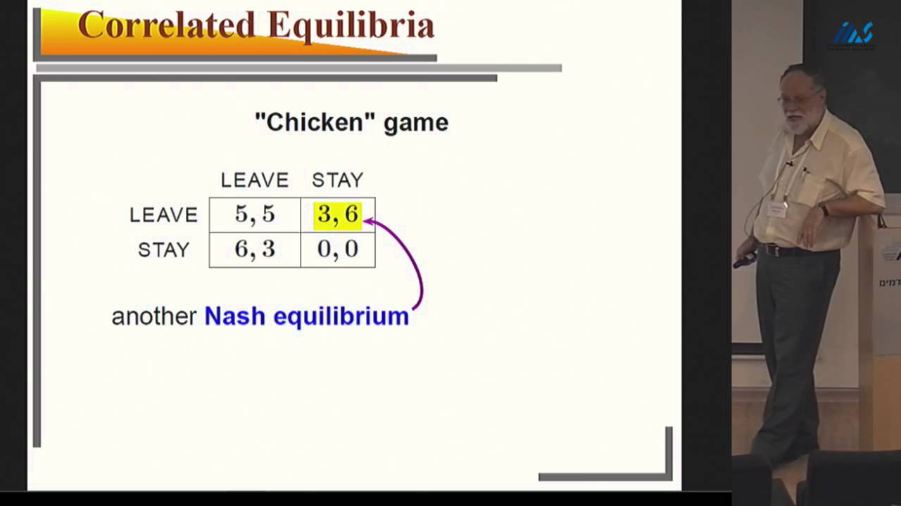 Sergiu Hart - Dynamics and Equilibria I