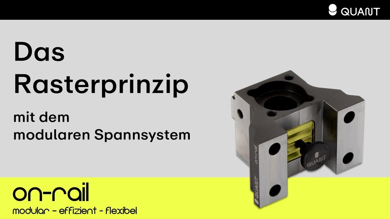 Das Raster-Prinzip mit dem modularen Spannsystem | Quant Technik