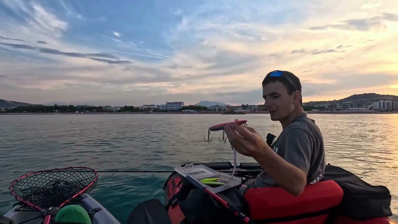 Pesca a mosca al serra dal kayak-Una pescata in compagnia