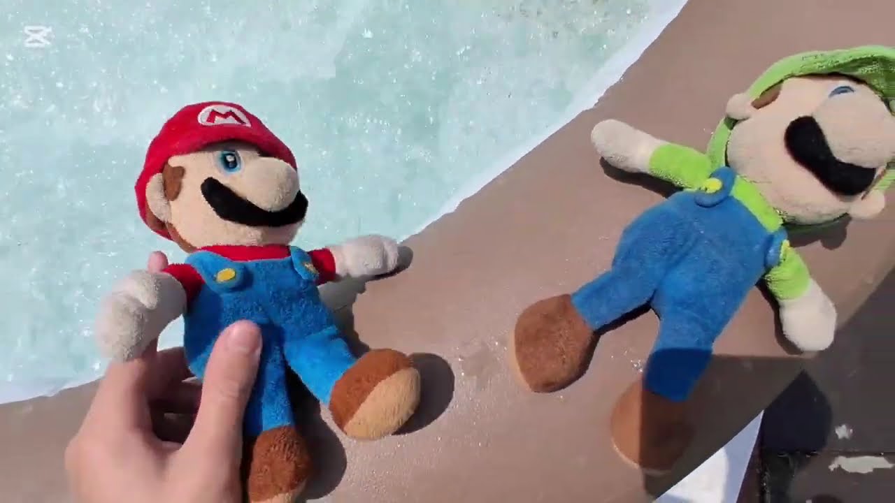 Luigi drowns