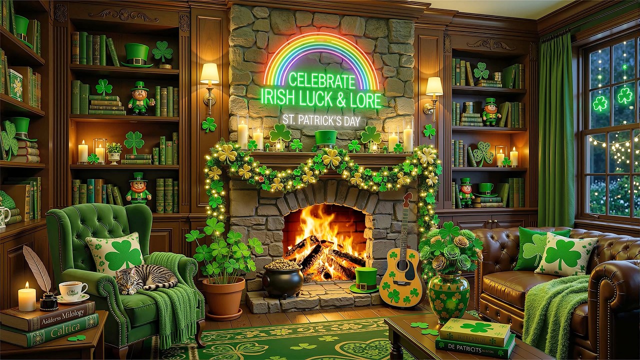 Relaxing Irish Music for St. Patrick’s Day ☘️ Peaceful Irish Instrumentals & Cozy Ambience