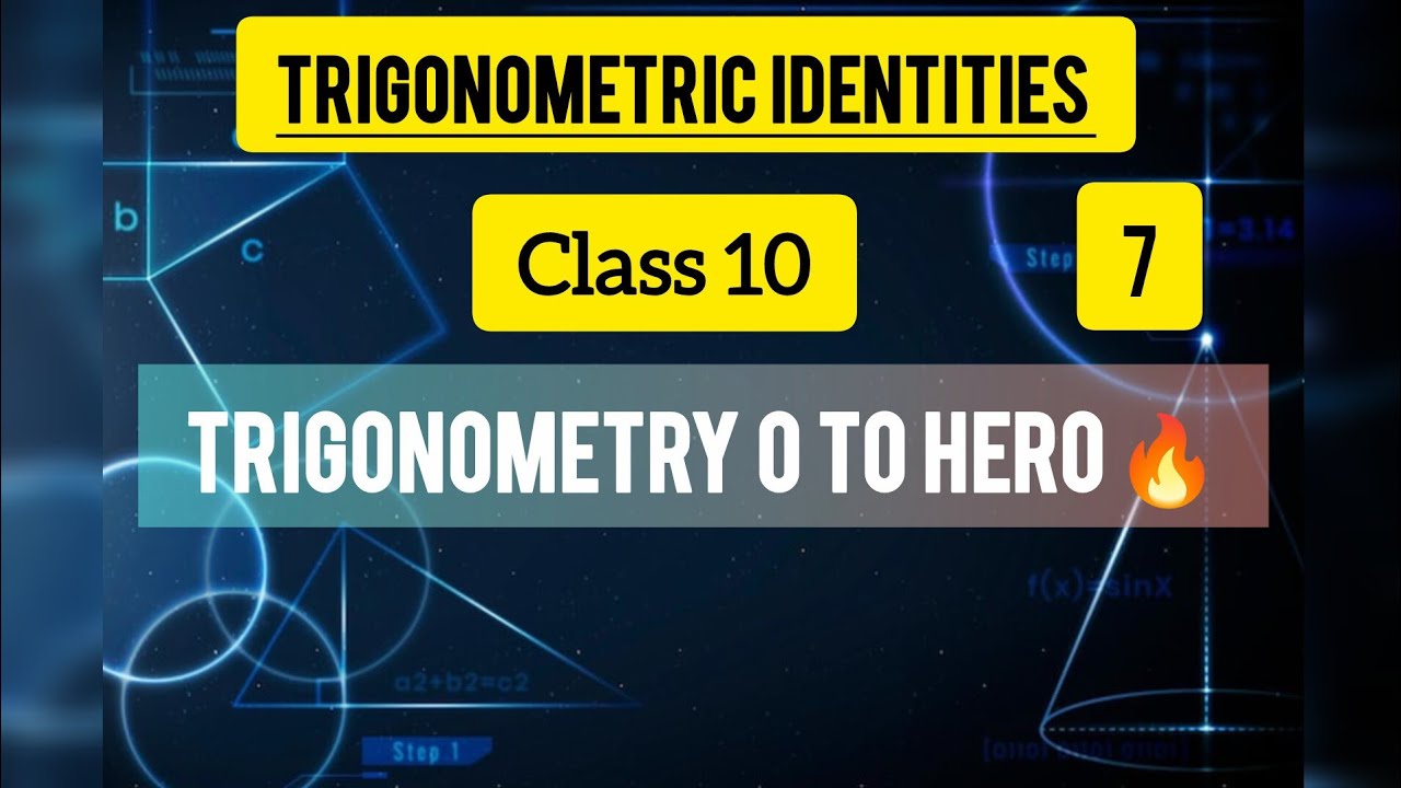 Basic manipulation & identities||complete trigonometry#mathsmorph