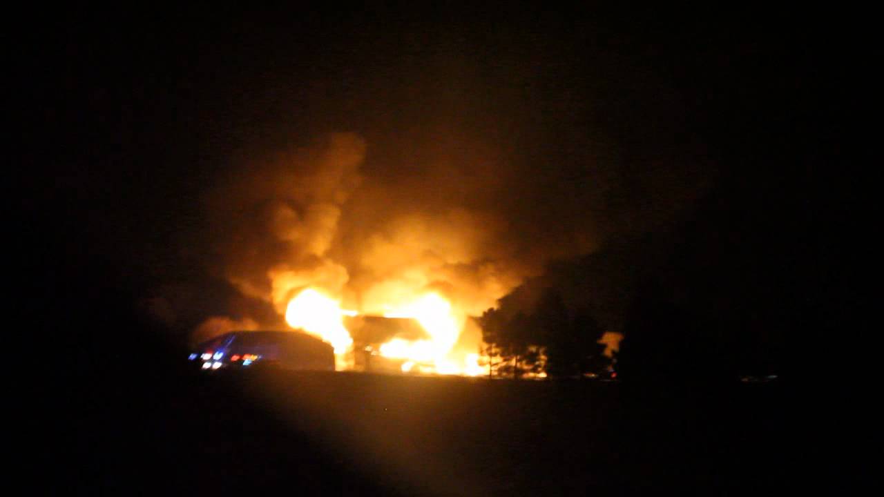 Slopertown Road Fire Eldridge, Iowa 3-13-2012