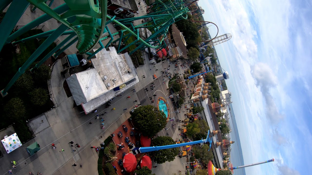 Raptor {Cedar Point} Frontseat 4K POV - Stabilized