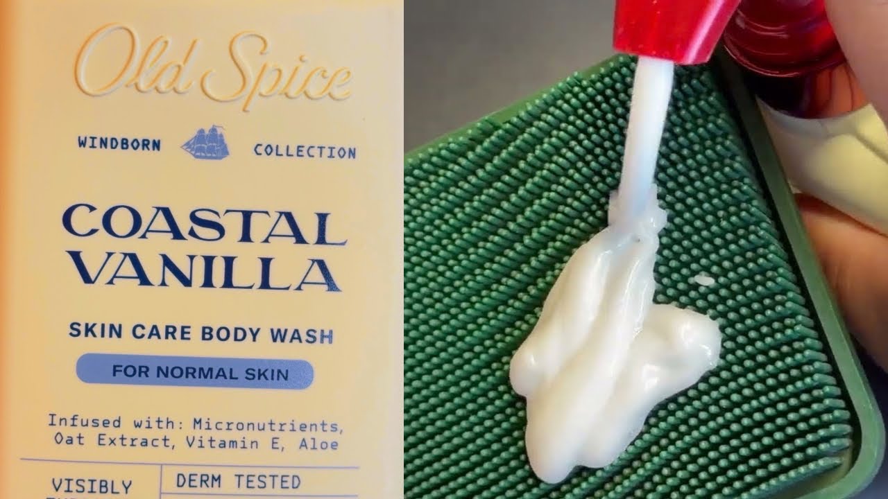Old Spice Coastal Vanilla body wash review. #oldspice