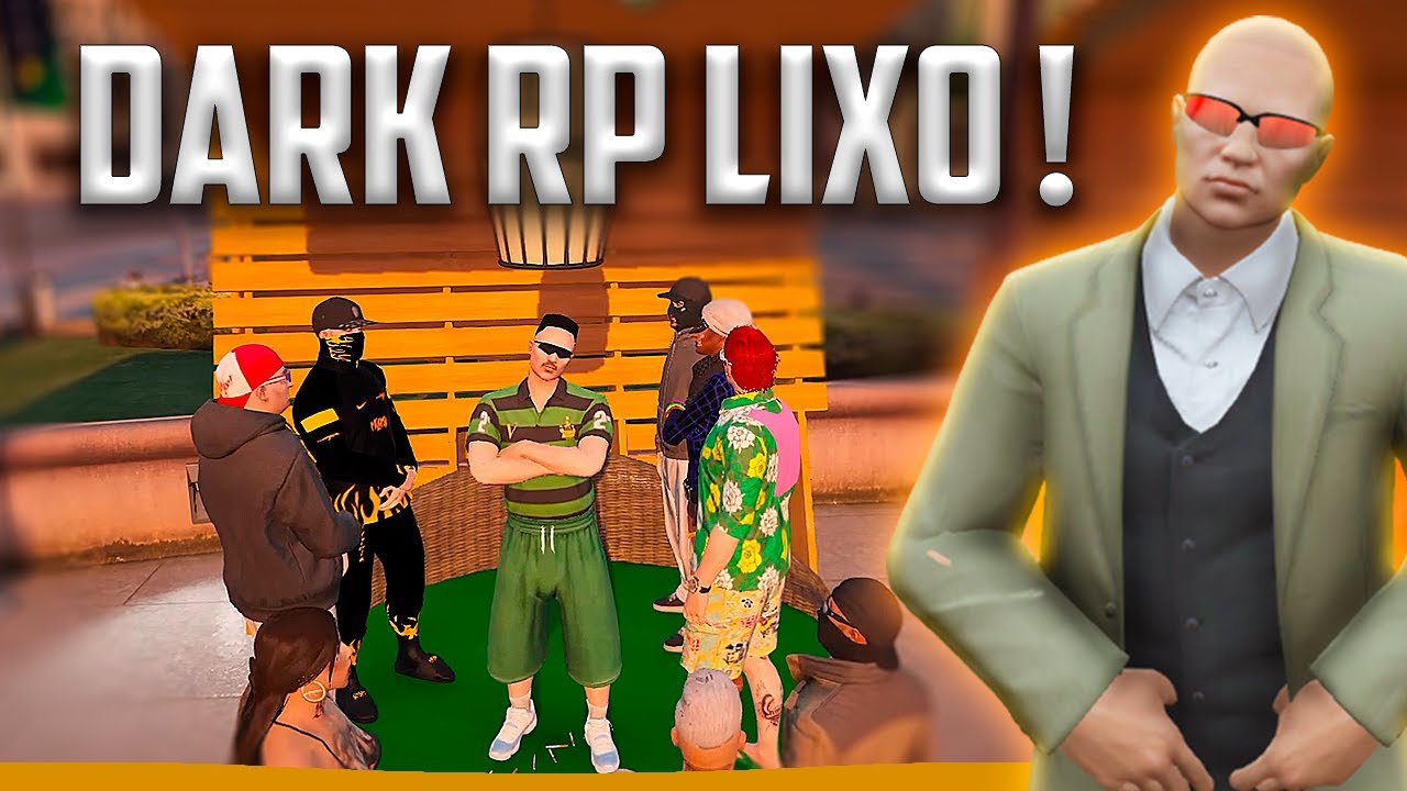 NEM AS CRIANÇAS FOLGADAS AGUENTARAM ESSE DARK RP - GTA RP (HAWK PROFESSOR)