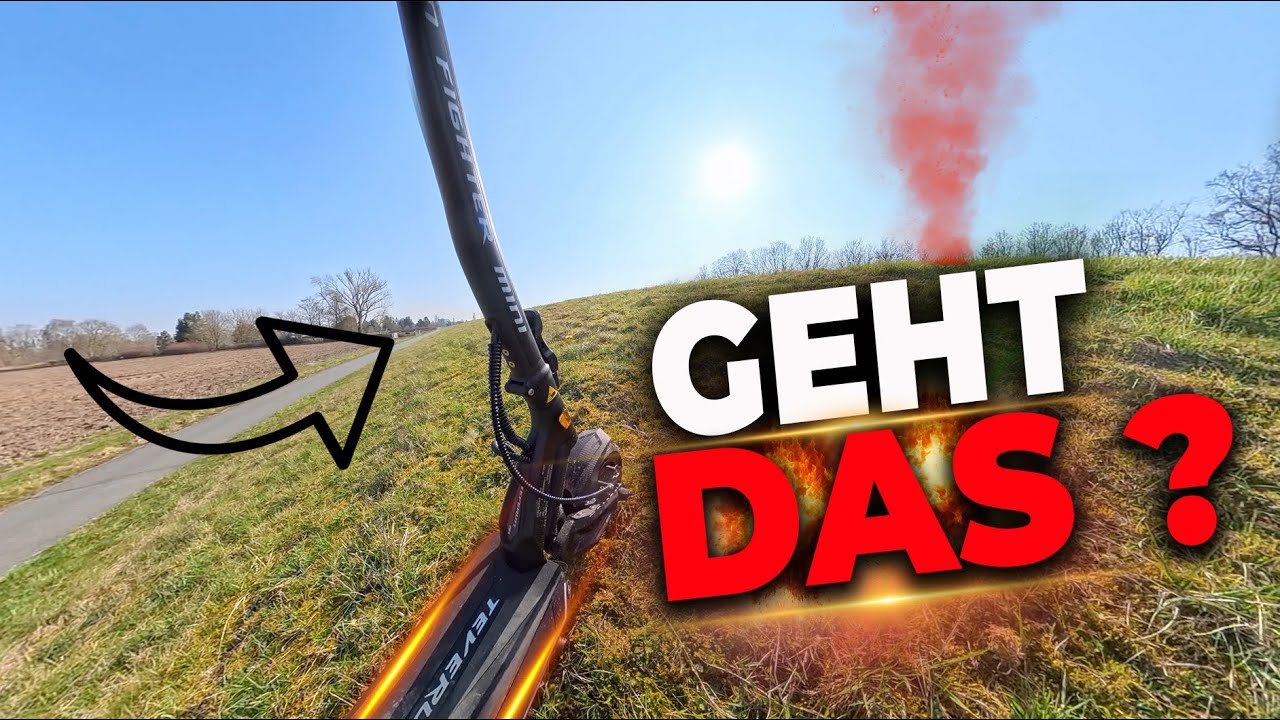 Krasser Test! Teverun Fighter Mini Pro auf steiler Wiese 