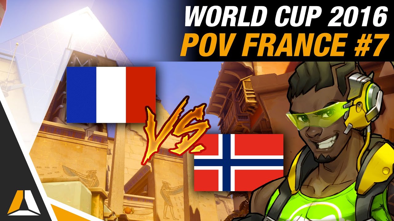 FRANCE vs NORVÈGE #1 ► ANUBIS (POV SUPPORT) - OVERWATCH WORLD CUP 2016