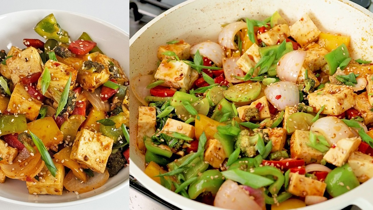 5 min में 4 सब्ज़ियों से बना ऐसा Stir Fry जो महंगे Cafe या Restaurant को भी टक्कर दे दे
