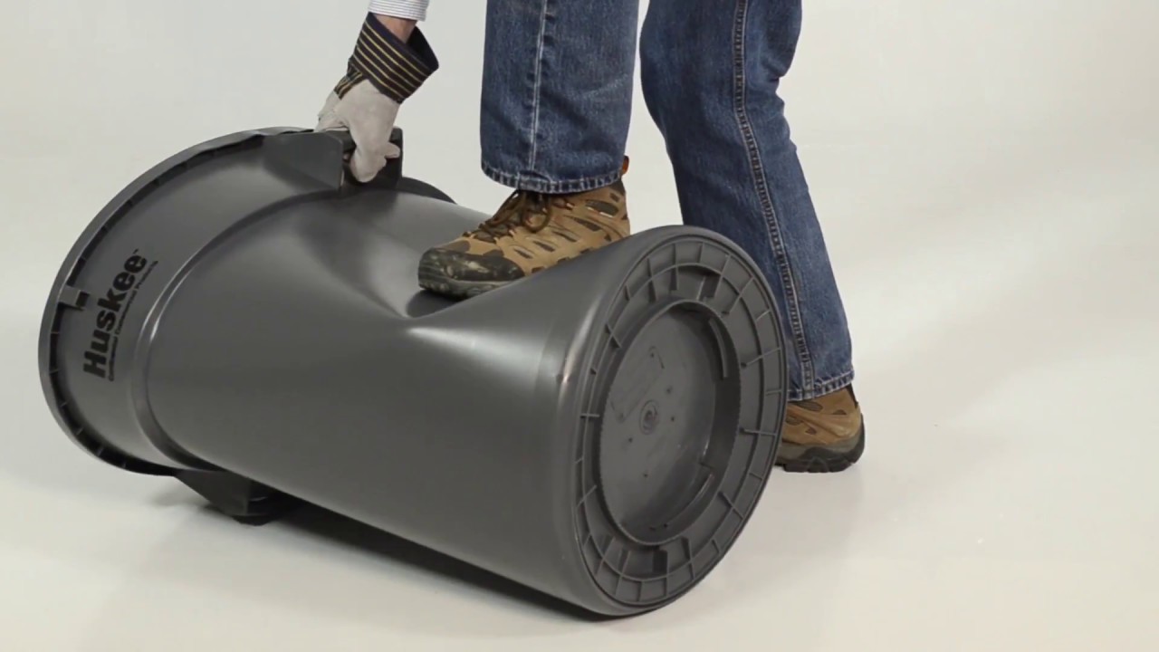 Huskee Trash Can from Continental Commercial Products