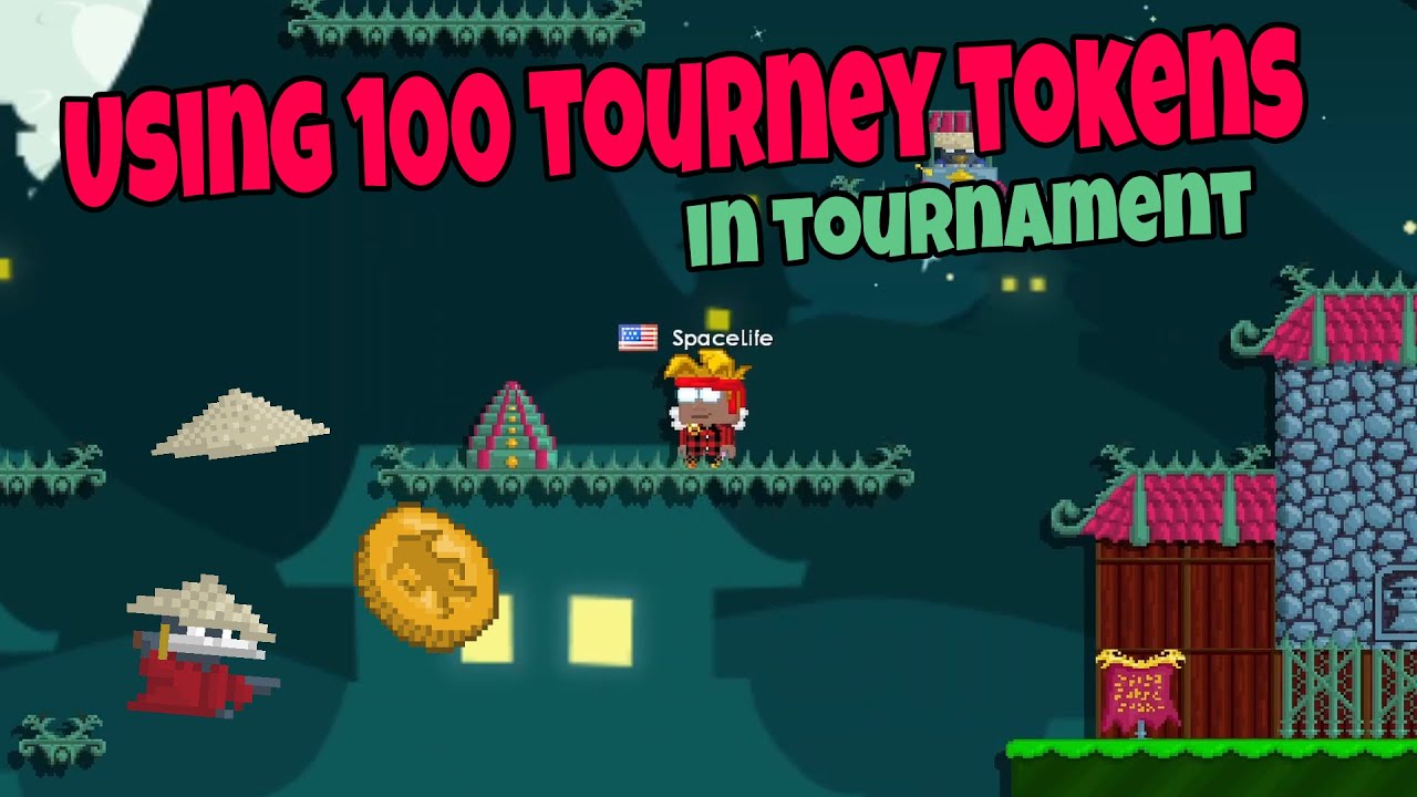 Using 100 Tourney Tokens in Tournament | Growtopia