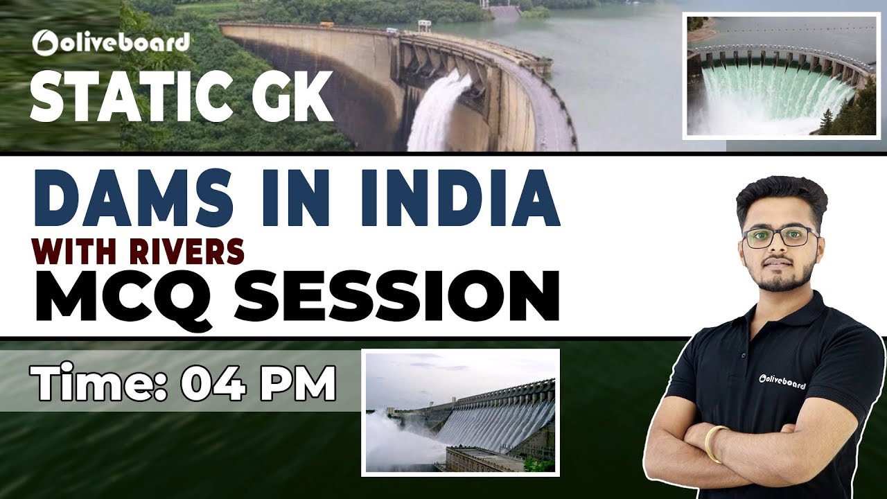 MCQs on Important Dams In India | Rivers In India | Static GK | SBI PO | IBPS PO | Bank Exams 2020