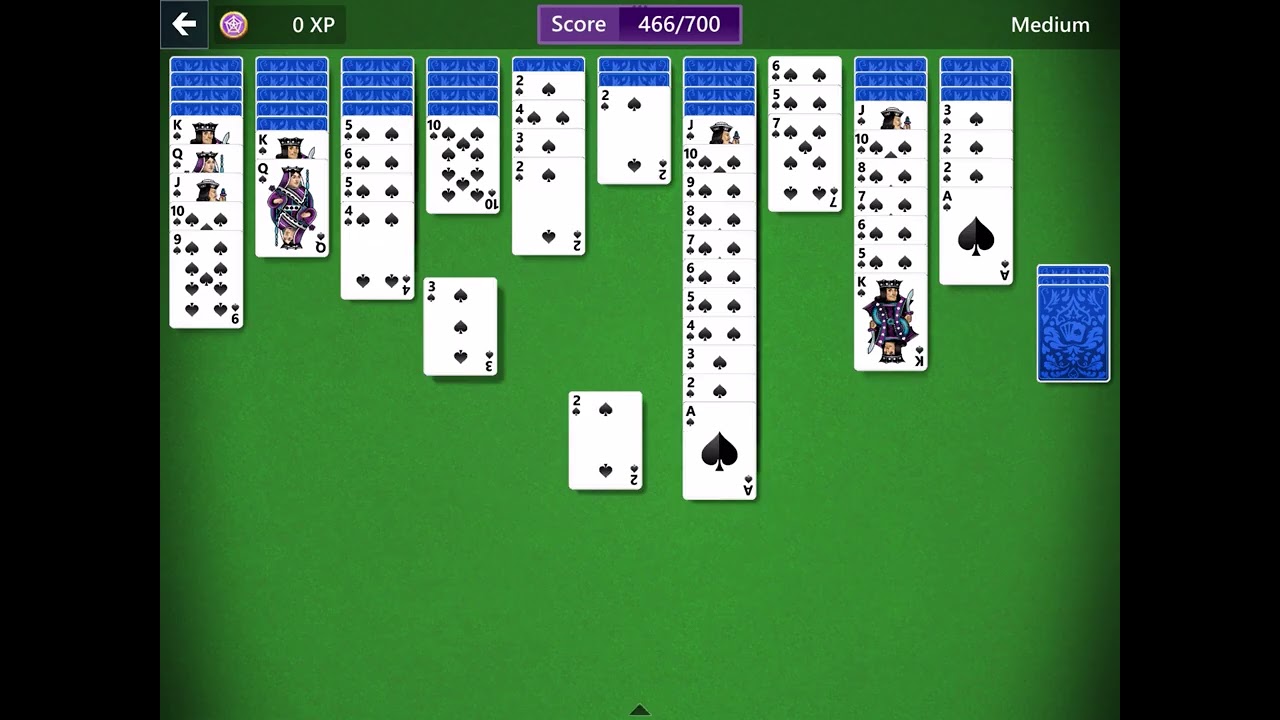 17 September 2025 Microsoft Solitaire challenge ,solution of spider game تحدي سوليتير غدا