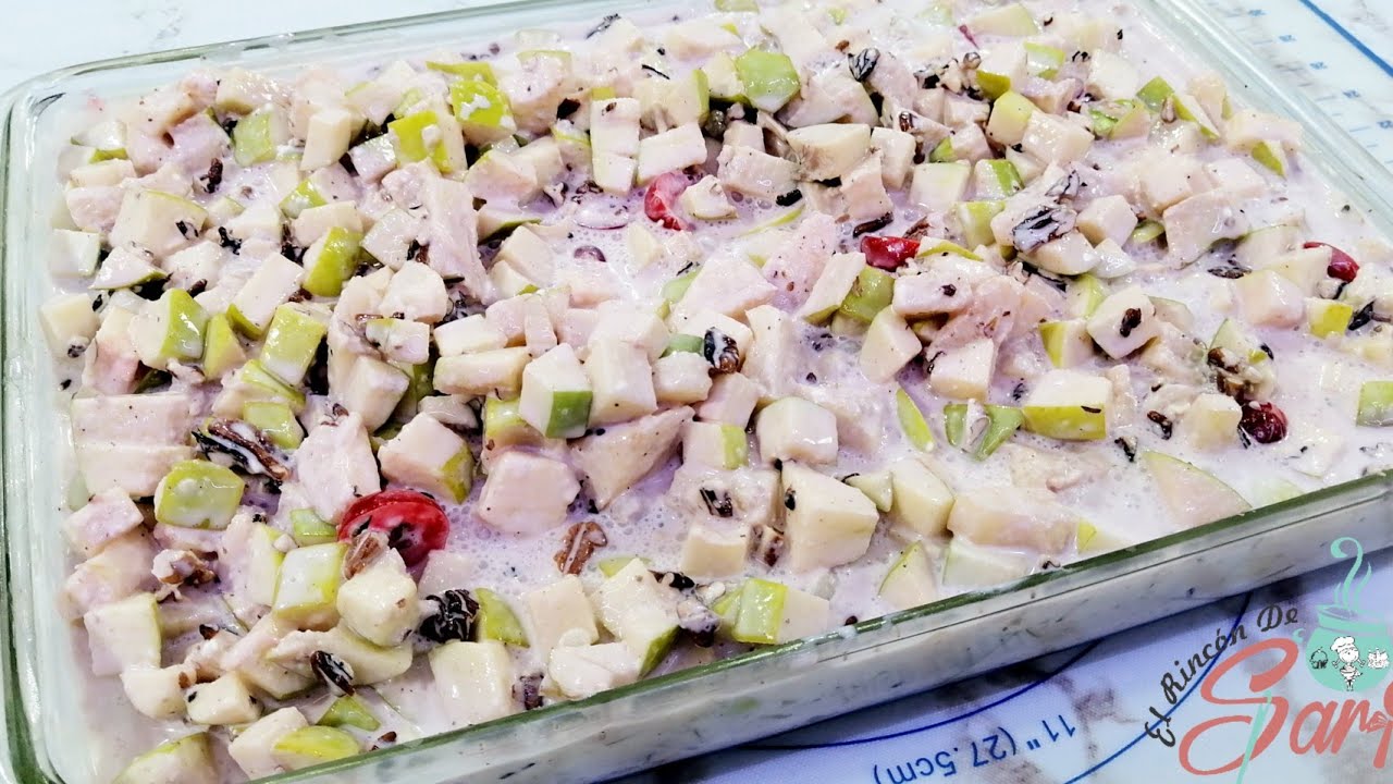 Ensalada de Manzana Cremosita #quedateencasa #quedateconmigo #reposteandoconsarita