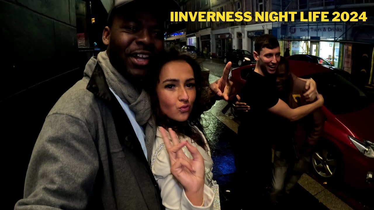 Weekend nightlife of Inverness City (January 2024)