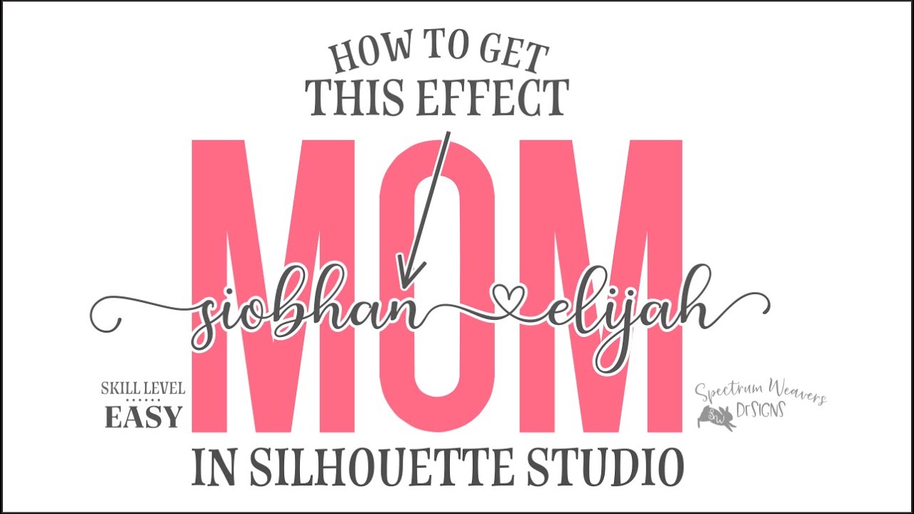 How to Make MOM Tiles on Silhouette Studio (Easy)