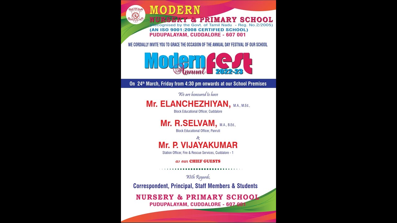Modern Annual Fest 2022 - 2023