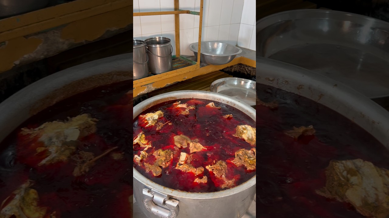 Khan Zameer Siri Paye Cooking Process | 2000+KG Siri Paye Making & Selling Everyday #streetfood