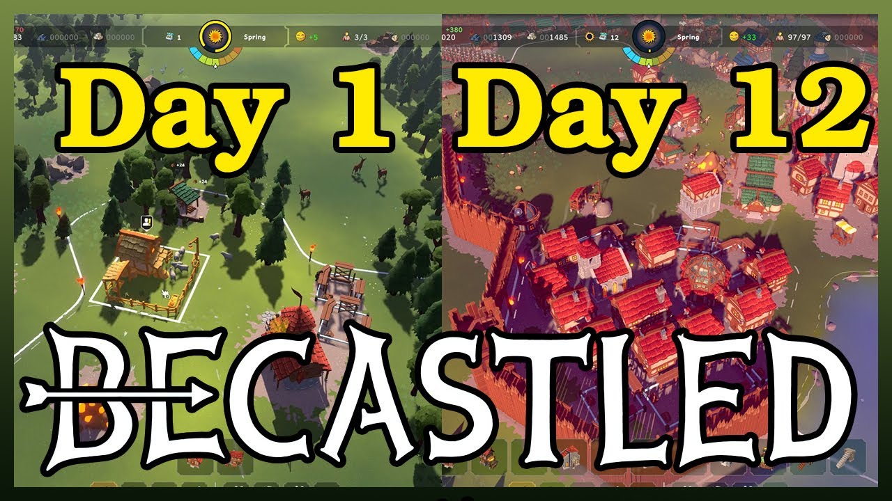 Becastled - Build by Day, Defend by Night - Full Playthrough