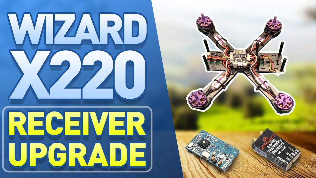 Eachine Wizard No Solder Receiver Install | Spectrum - FlySky