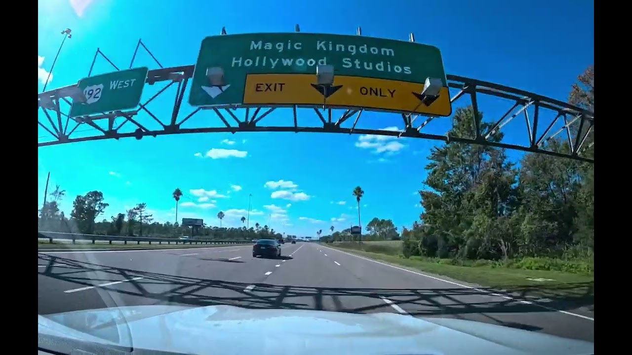Disney World Daytime Drive