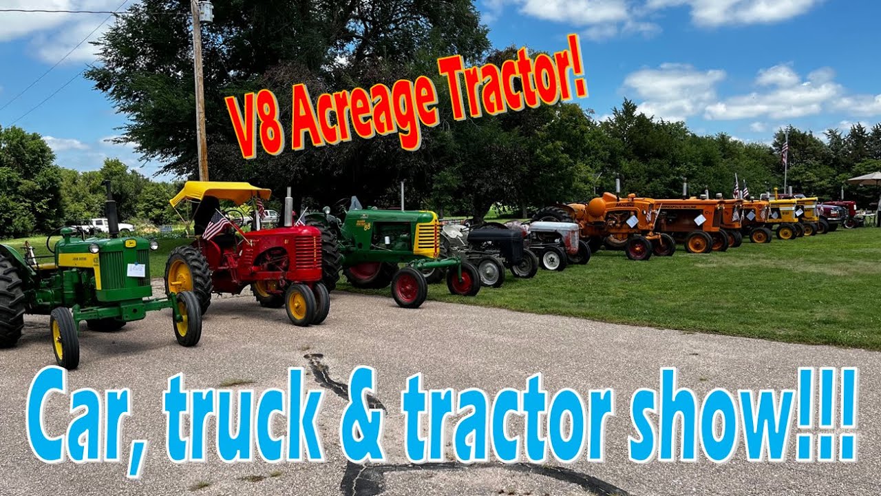 St. John's Church Car, Truck and Tractor show!  Flathead V8 tractor stole it!