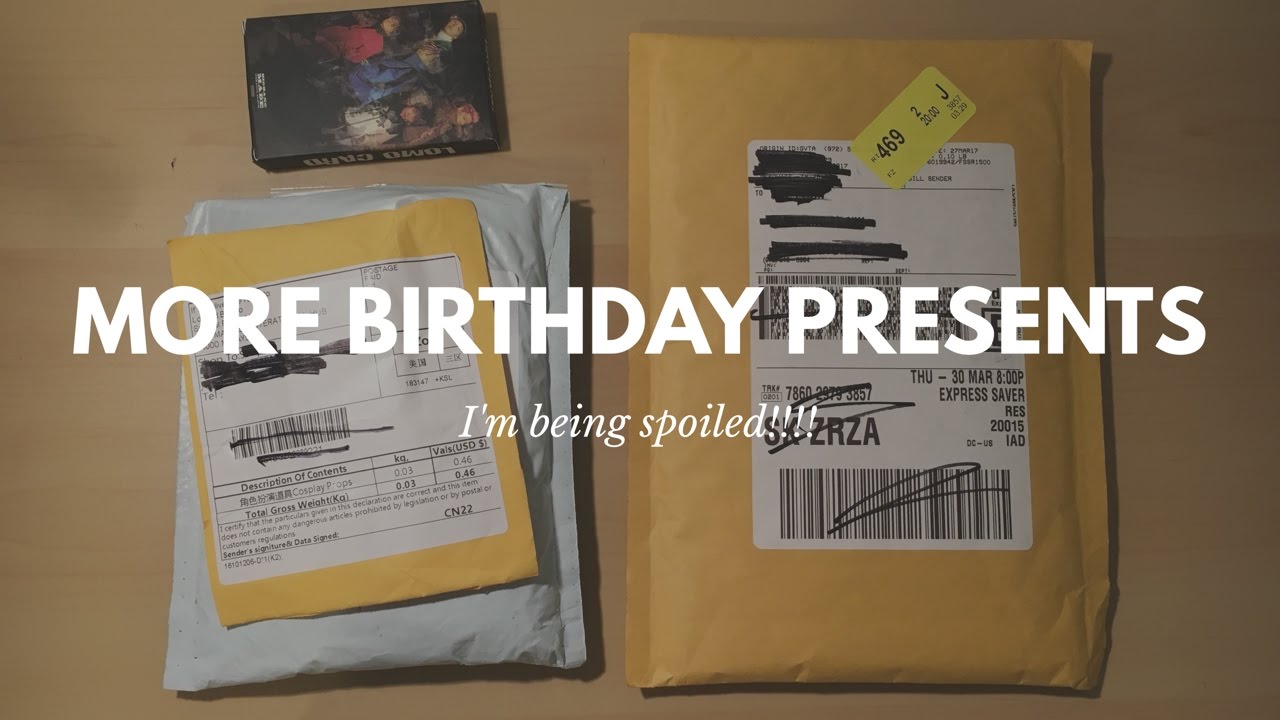 More Birthday Presents [I'm Being Spoiled!!]