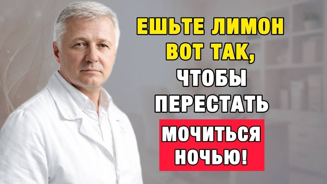 Почему вы просыпаетесь ночью в туалет — и при чём здесь лимон (важно после 50)