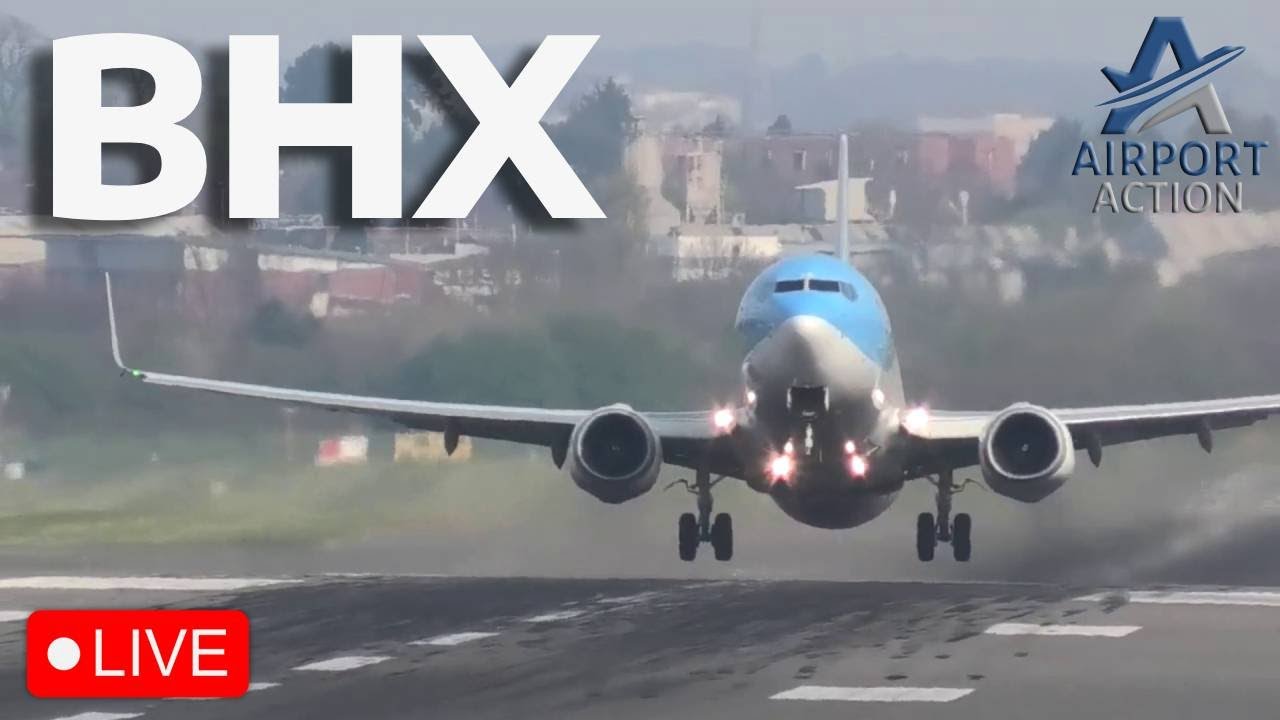 Birmingham Airport ( BHX ) Live ✈️ SUNNY SUNDAY 🌞