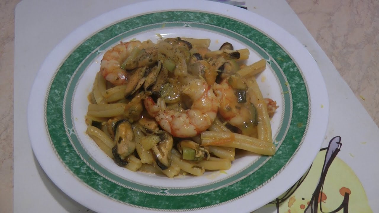 Casarecce con Cozze e Mazzancolle