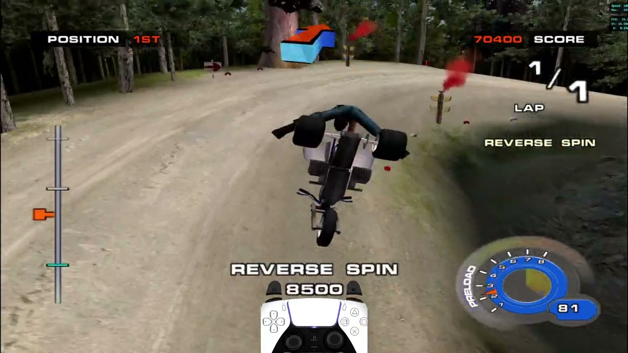 ATV Quad Power Racing 2, Forest: Waterfall Pass WORLD RECORD 59.15