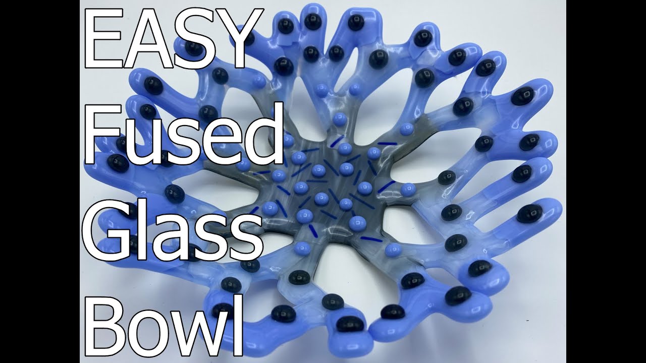 Make This FUSED GLASS BOWL - 5 Minute Tutorial
