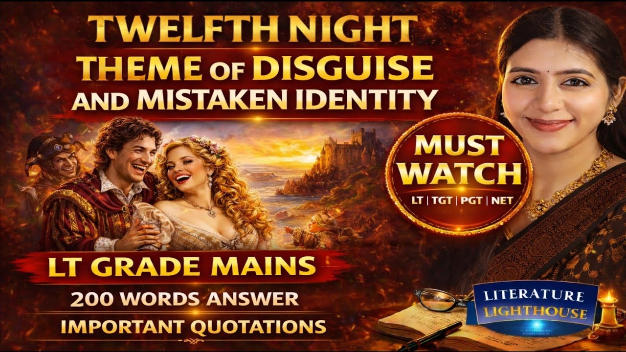 TWELFTH NIGHT 200 Words Answer | LT Grade Mains English Literature | Most Repeated Question |