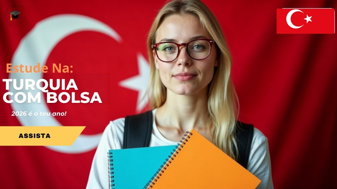 🎓 Bolsa 100% na Turquia | Turkey Burslari 2026 | Estude de Graça no Exterior