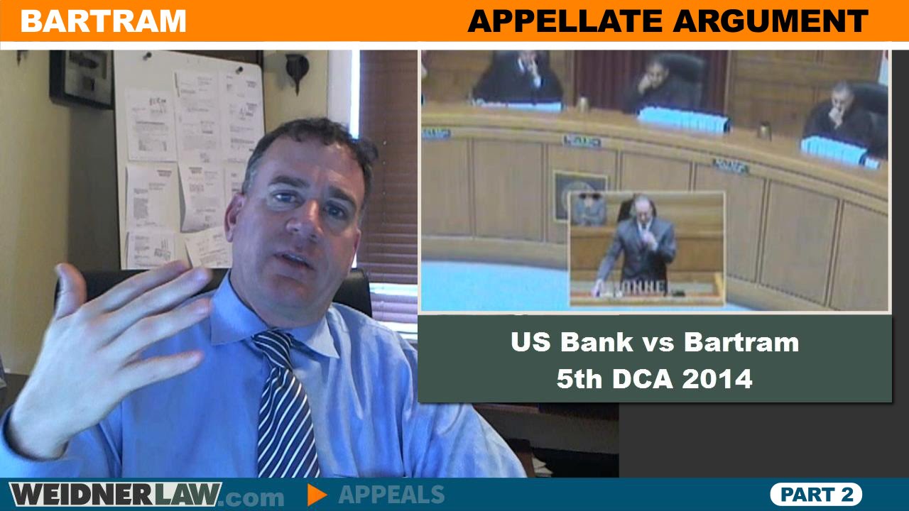 Statute of Limitations in Foreclosure- Part 2 Bartram