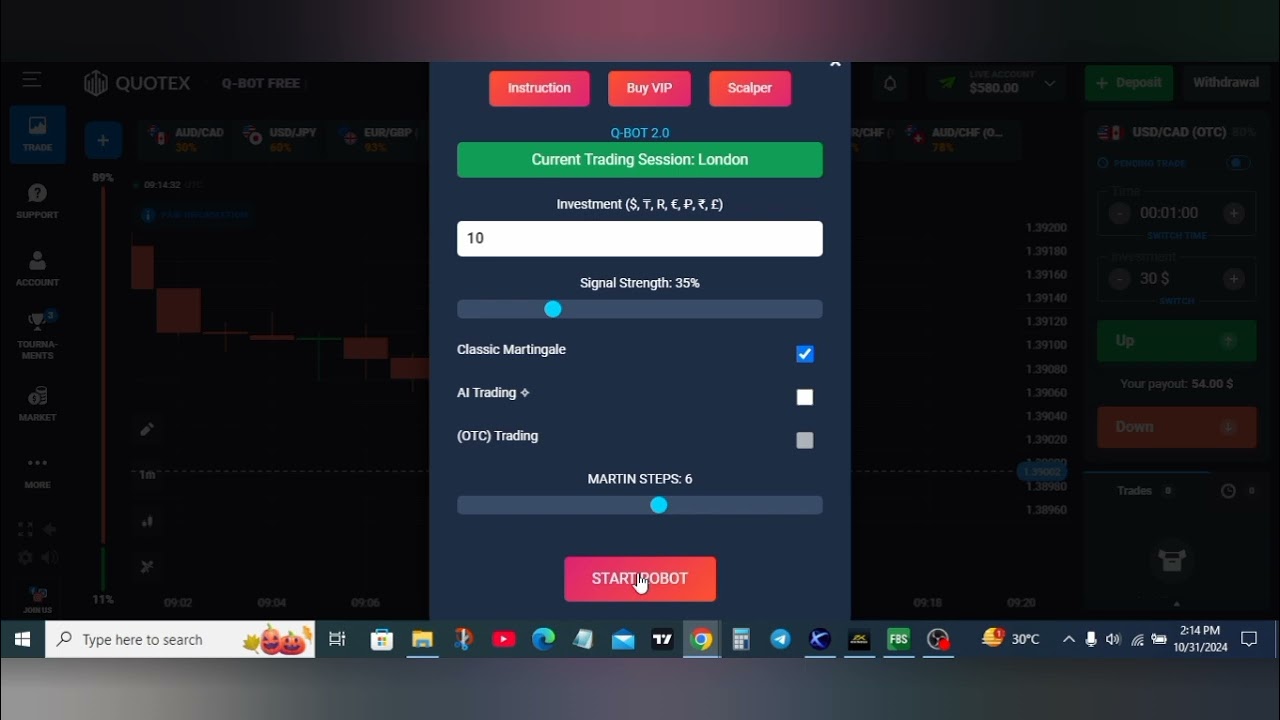 Q BOT FREE DOWNLOAD | QBOT AUTOMATIC ROBOT | QUOTEX BOT WORK |@IQOPTIONSCRIPTTRADING