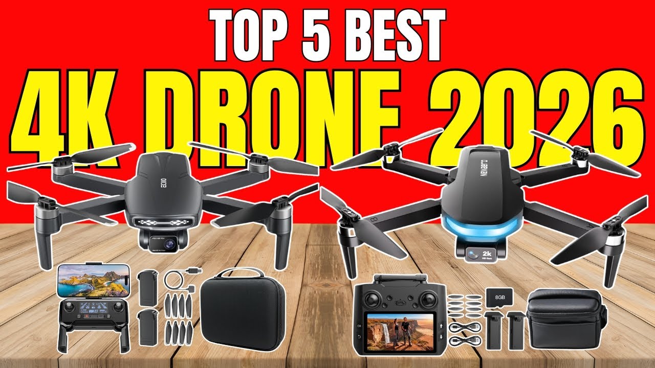 Best Drone 2026 | 4K Camera, Long Range & GPS Drones for Adults