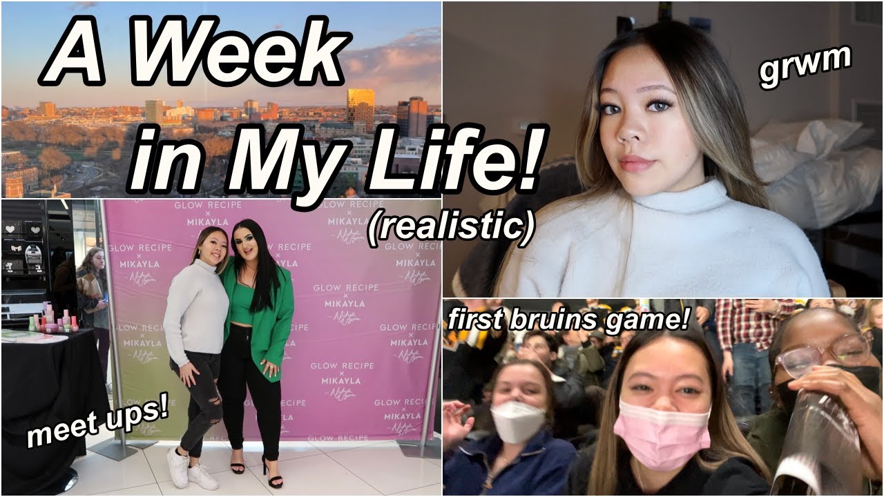 A WEEK IN MY LIFE (college student edition) @ MCPHS  *realistic* | JOSEPHINE LI
