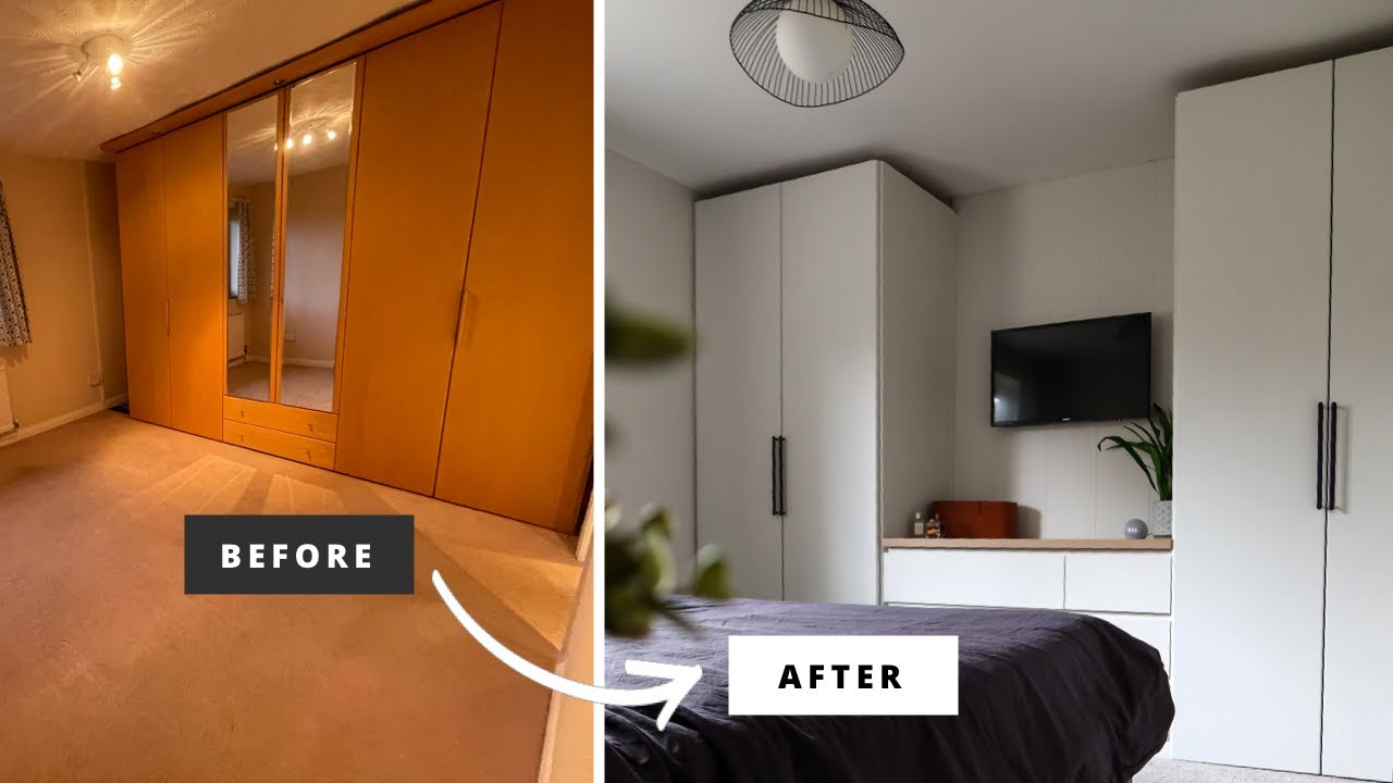 DIY Built In Wardrobes | Budget Bedroom Makeover